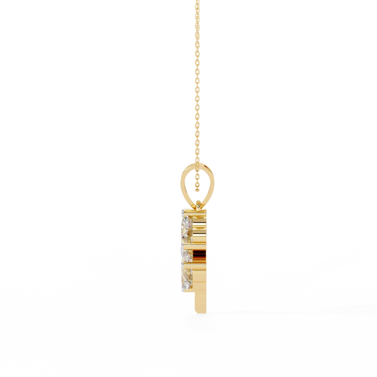 Fortuna Four-Heart Lab Grown Diamond Pendant - Ophiratbf