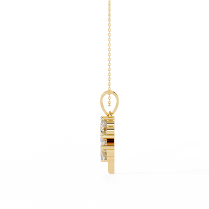 Fortuna Four-Heart Lab Grown Diamond Pendant