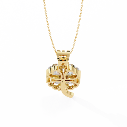 Fortuna Four-Heart Lab Grown Diamond Pendant
