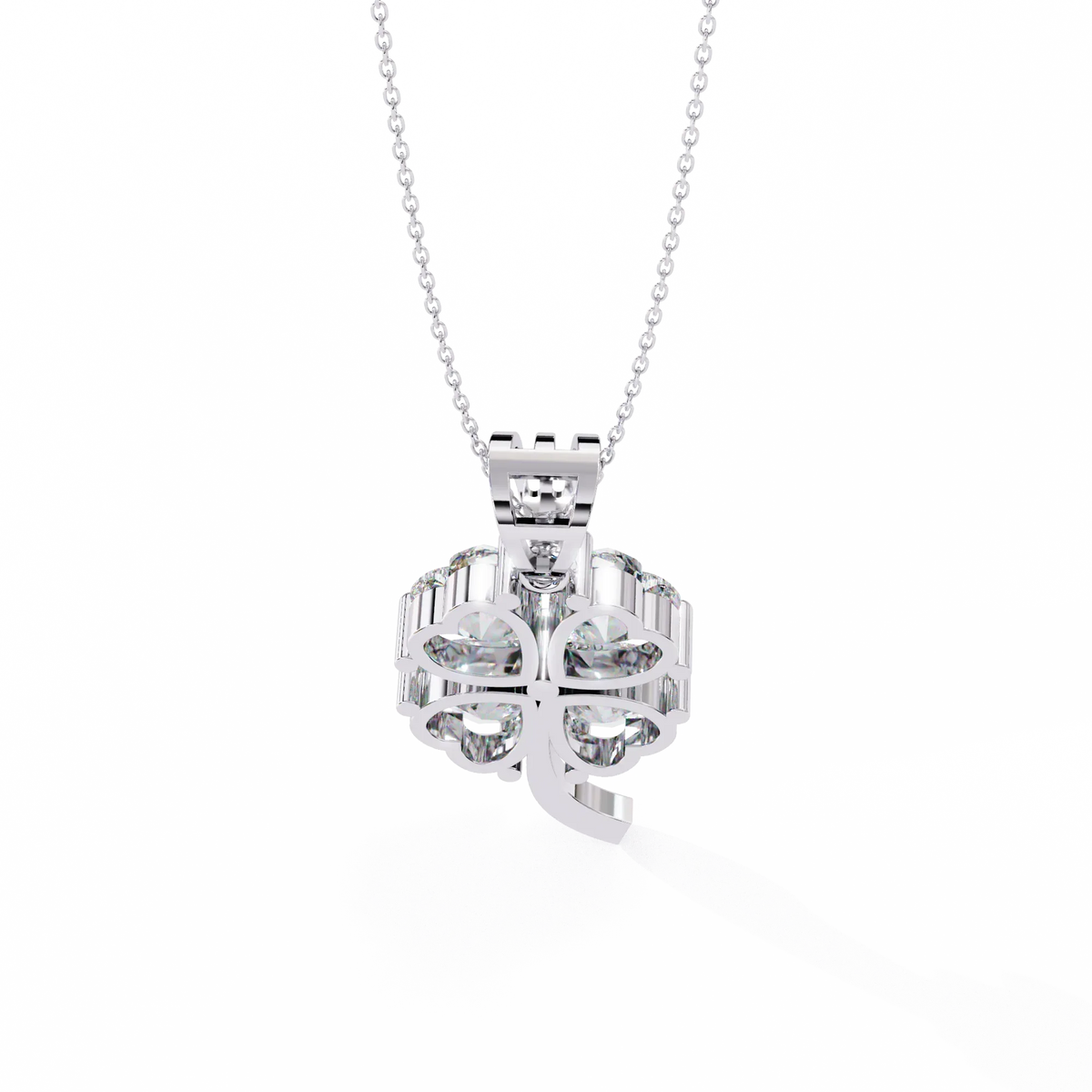Fortuna Four-Heart Lab Grown Diamond Pendant - Ophiratbf