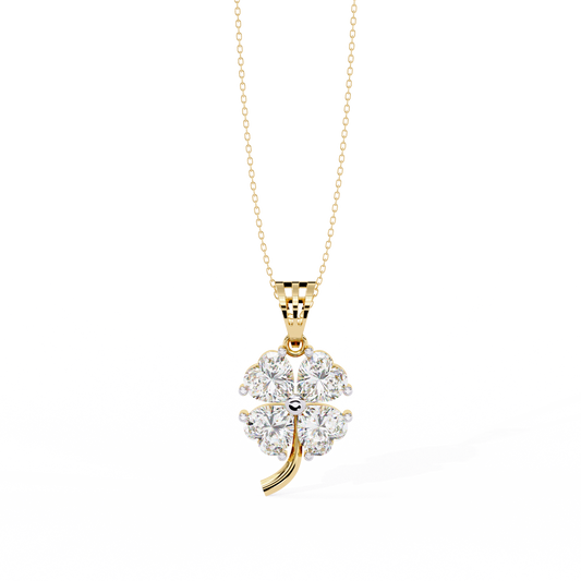 Fortuna Four-Heart Lab Grown Diamond Pendant