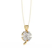 Fortuna Four-Heart Lab Grown Diamond Pendant - Ophiratbf