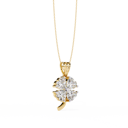 Fortuna Four-Heart Lab Grown Diamond Pendant