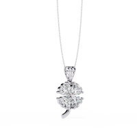 Fortuna Four-Heart Lab Grown Diamond Pendant - Ophiratbf