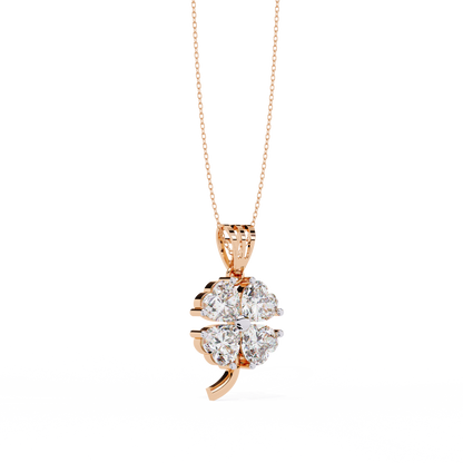 Fortuna Four-Heart Lab Grown Diamond Pendant