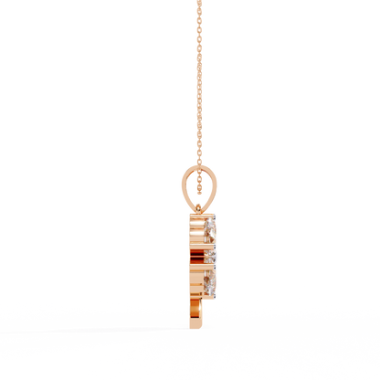 Fortuna Four-Heart Lab Grown Diamond Pendant