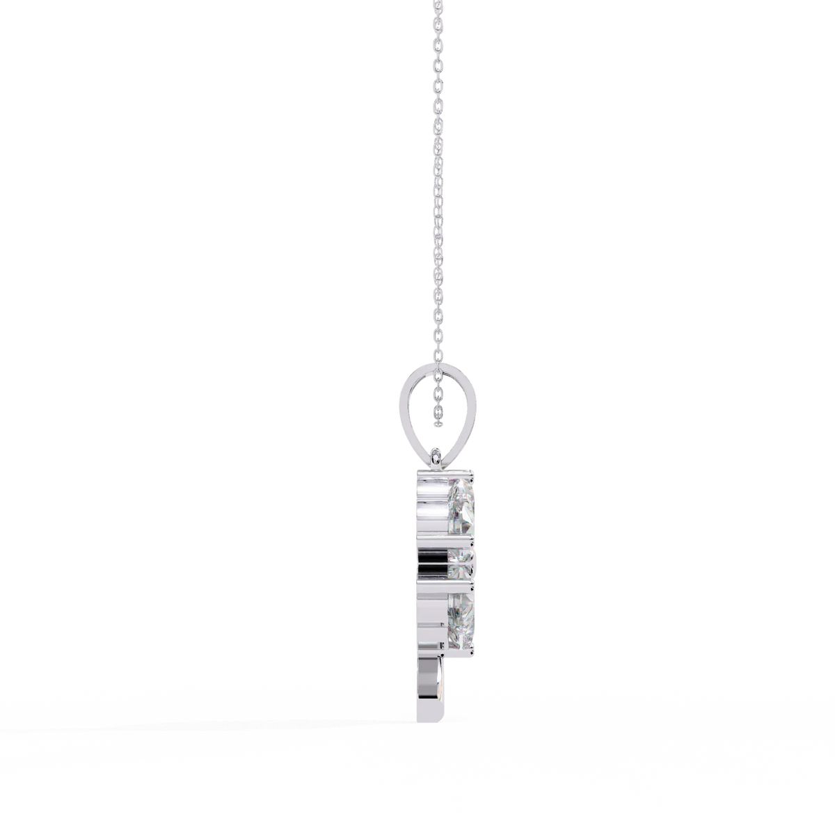 Fortuna Four-Heart Lab Grown Diamond Pendant - Ophiratbf