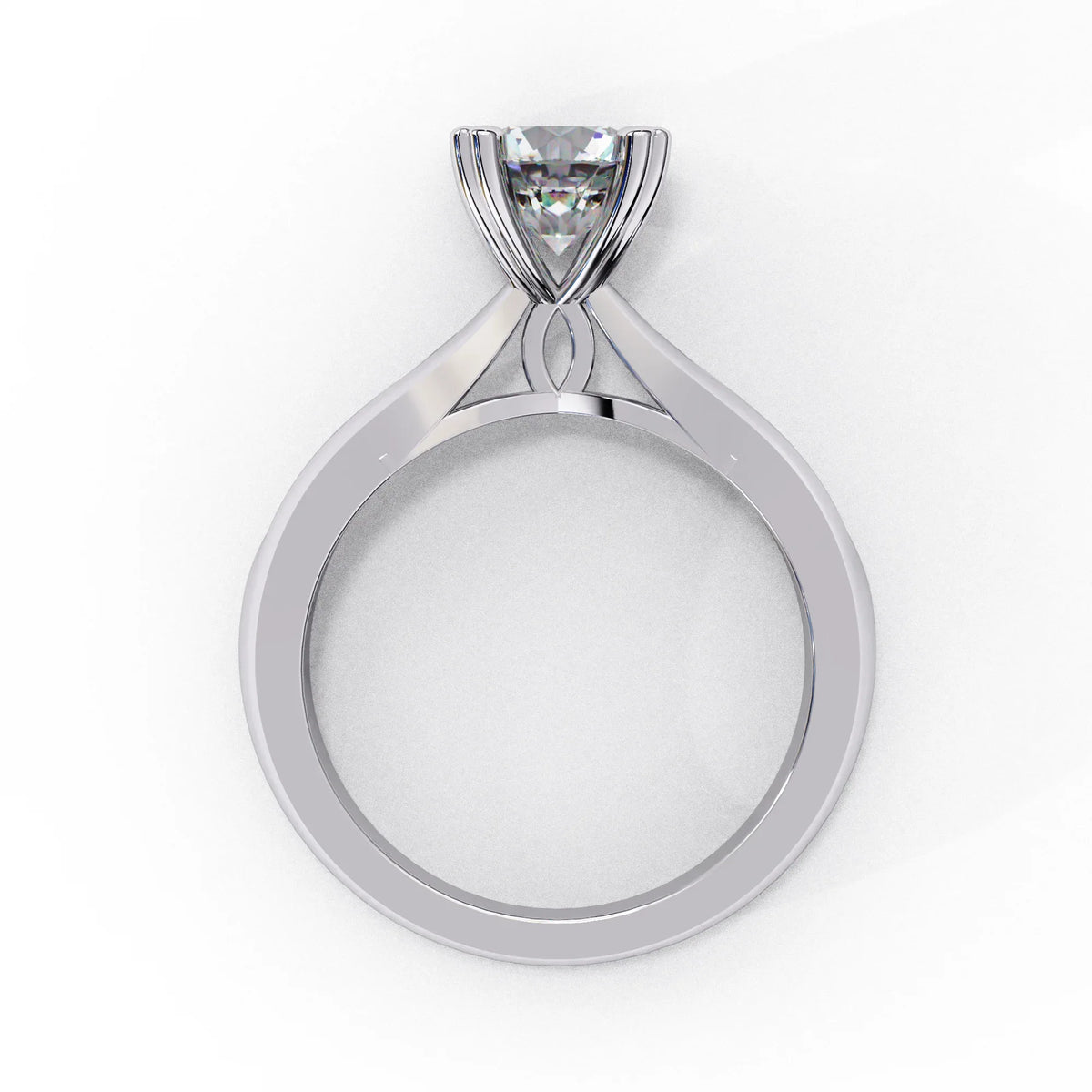 Aurora Rose Solitaire Ring - Ophiratbf