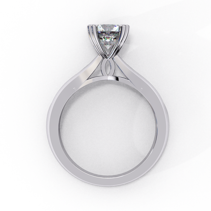 Aurora Rose Solitaire Ring