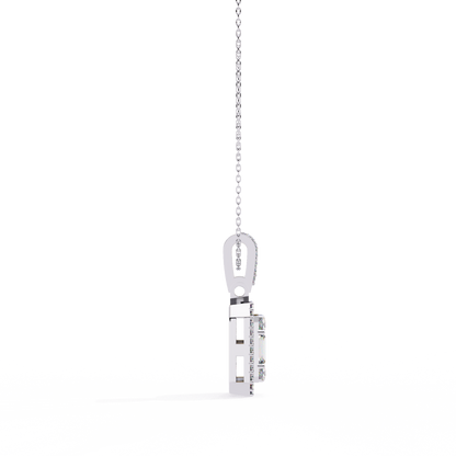 Imperia Square Multi-Cut Lab Grown Diamond Pendant