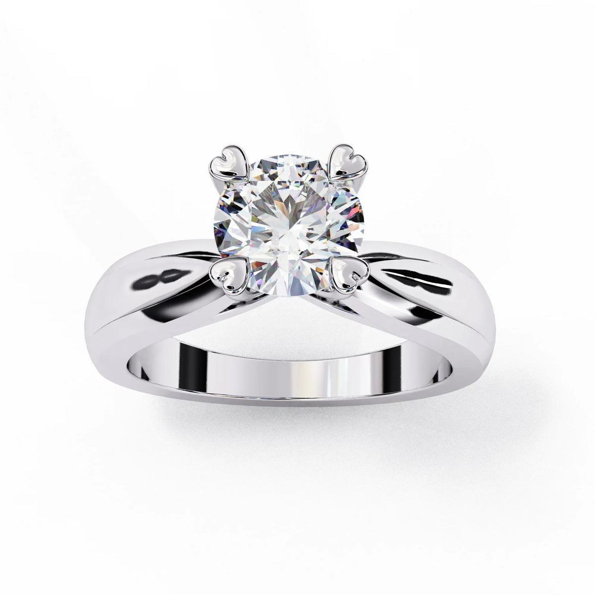 Aurora Rose Solitaire Ring - Ophiratbf