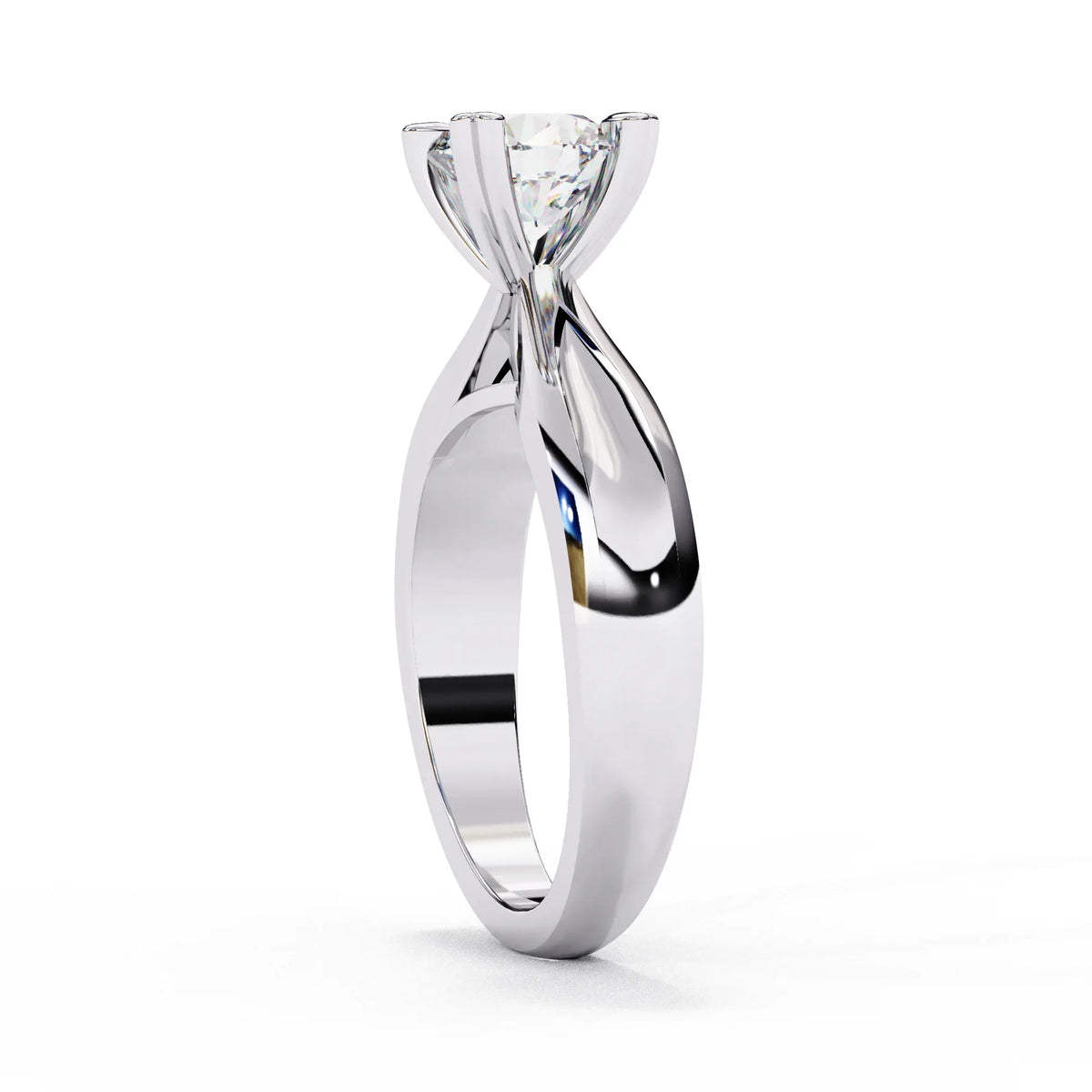Aurora Rose Solitaire Ring - Ophiratbf