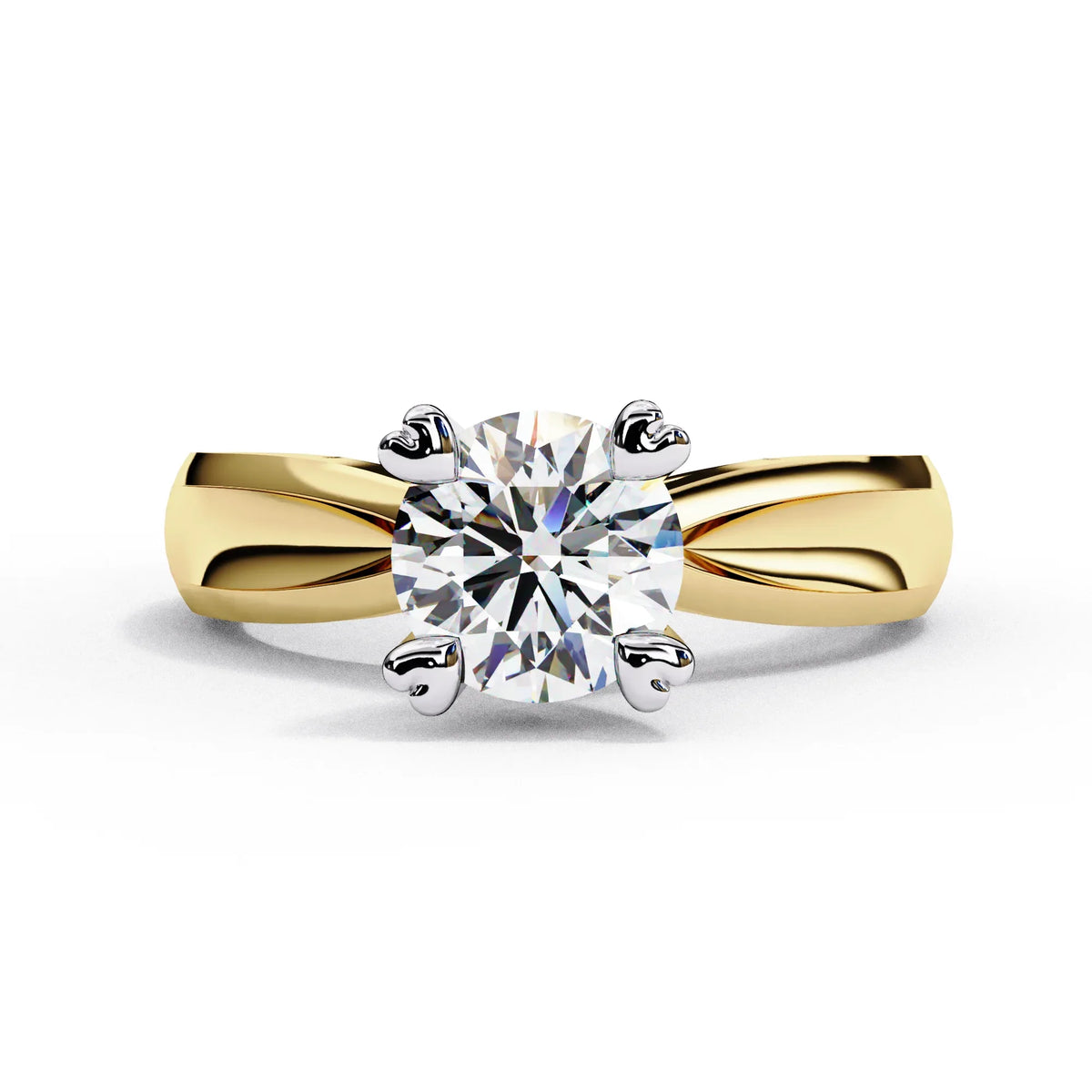 Aurora Rose Solitaire Ring - Ophiratbf