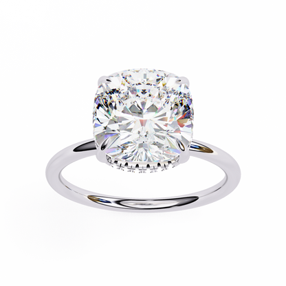 Elise Lab Grown Diamond Cushion Classic Ring