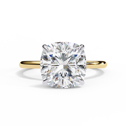 Elise Lab Grown Diamond Cushion Classic Ring