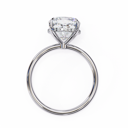Elise Lab Grown Diamond Cushion Classic Ring