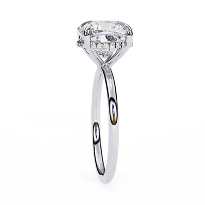 Elise Lab Grown Diamond Cushion Classic Ring