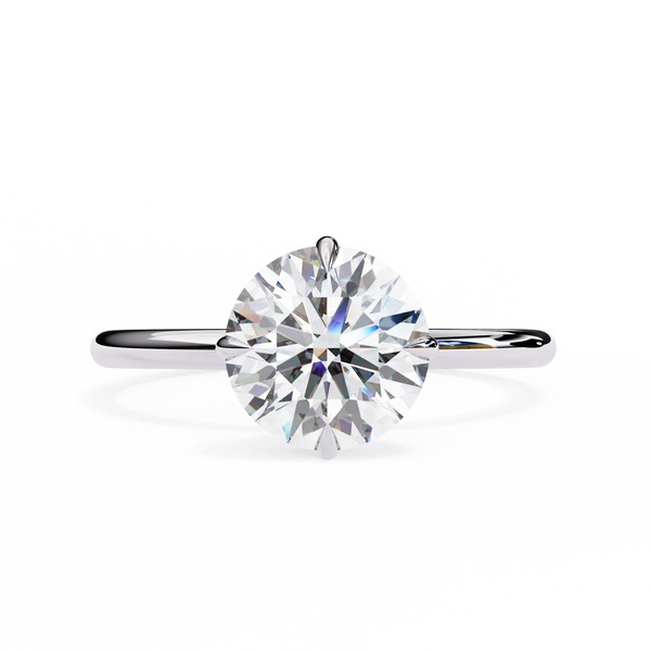 Serene Lab Grown Diamond Round Solitaire