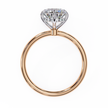 Serene Lab Grown Diamond Round Solitaire