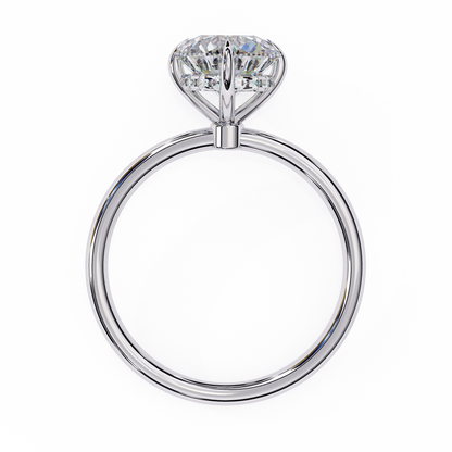 Serene Lab Grown Diamond Round Solitaire