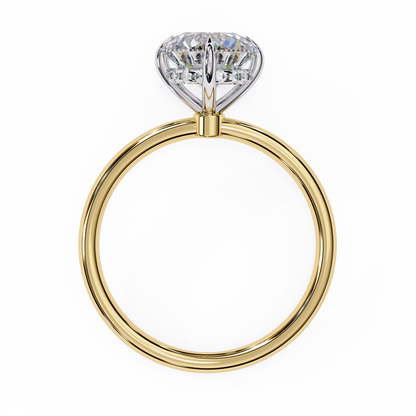 Serene Lab Grown Diamond Round Solitaire