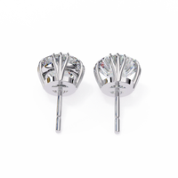 Sunlit Bloom Round Lab Grown Diamond Earrings - Ophiratbf