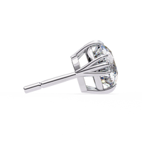 Sunlit Bloom Round Lab Grown Diamond Earrings - Ophiratbf