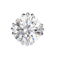 Sunlit Bloom Round Lab Grown Diamond Earrings - Ophiratbf