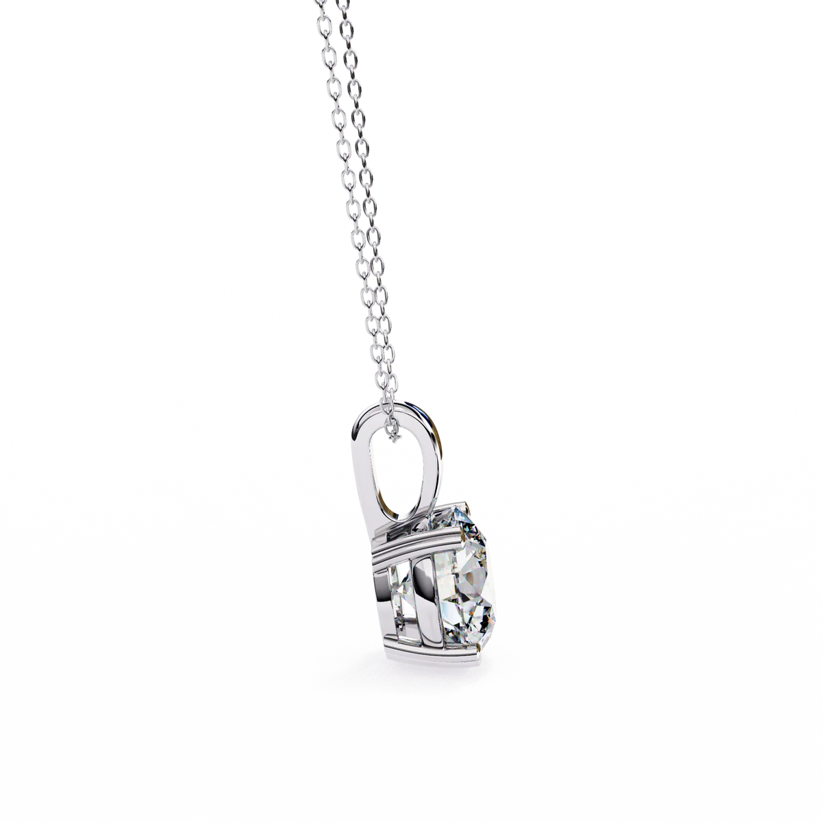 Pure Radiance Round Lab-Grown Diamond Pendant - Ophiratbf