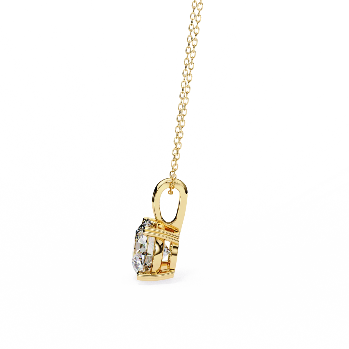 Pure Radiance Round Lab-Grown Diamond Pendant - Ophiratbf