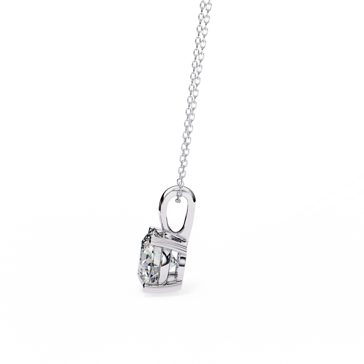 Pure Radiance Round Lab-Grown Diamond Pendant - Ophiratbf