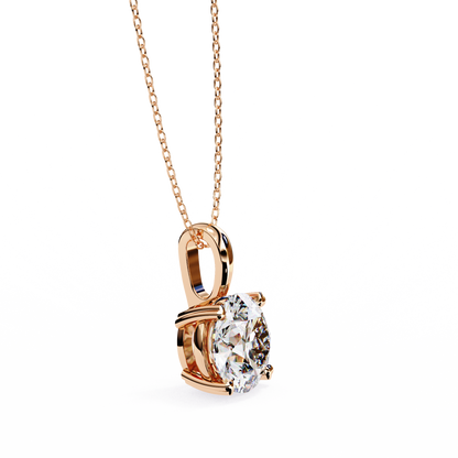 Pure Radiance Round Lab-Grown Diamond Pendant