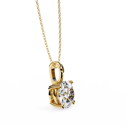 Pure Radiance Round Lab-Grown Diamond Pendant