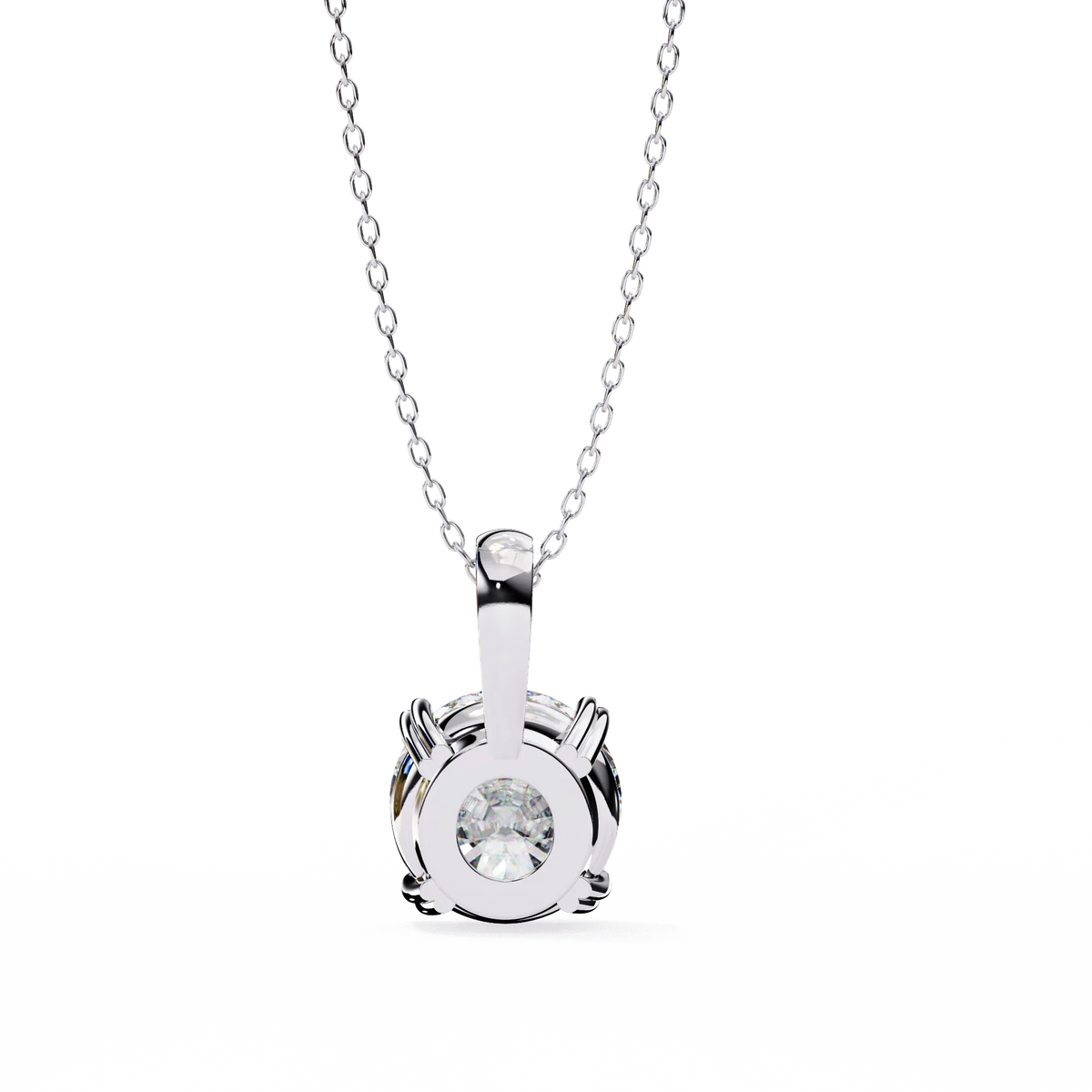 Pure Radiance Round Lab-Grown Diamond Pendant - Ophiratbf