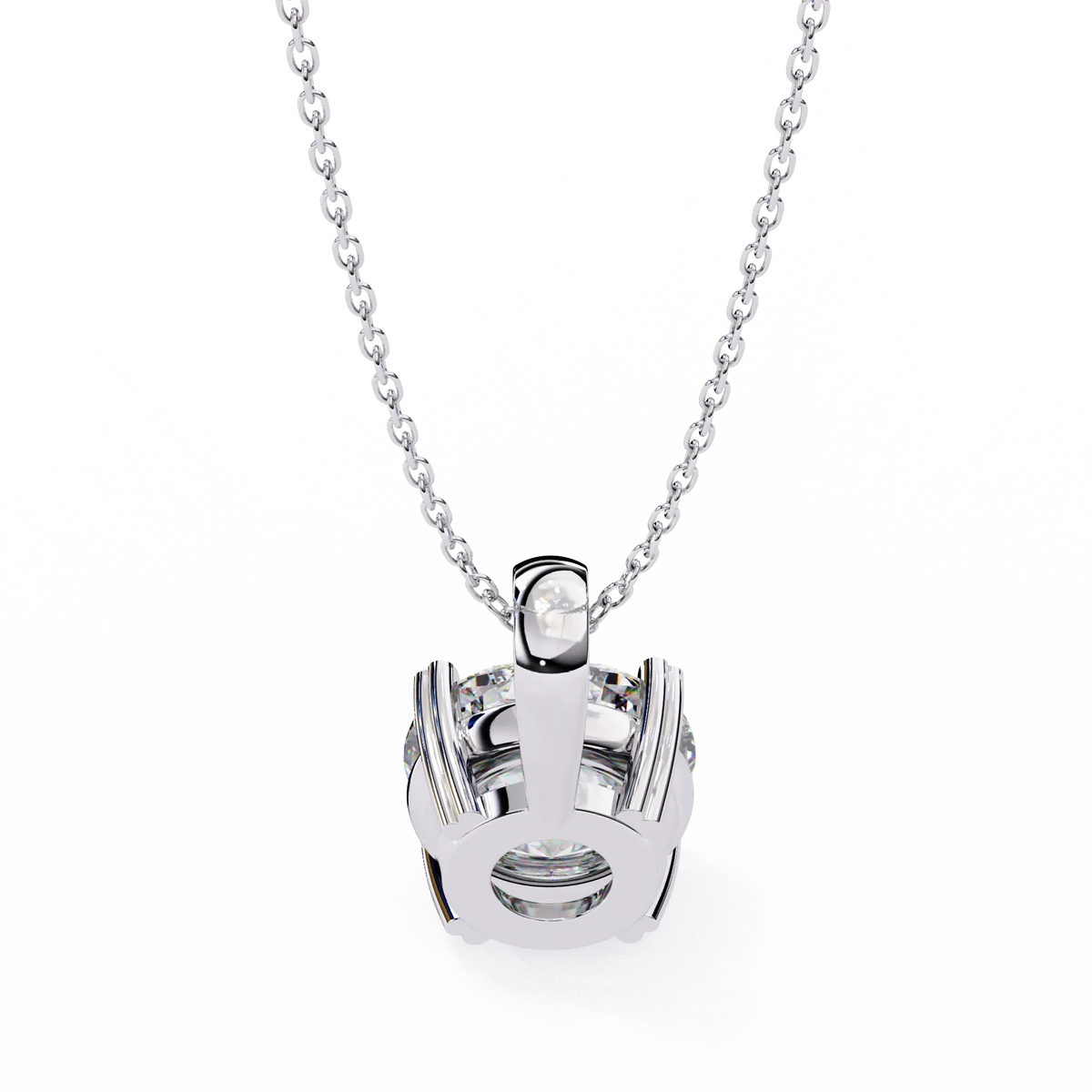 Pure Radiance Round Lab-Grown Diamond Pendant - Ophiratbf