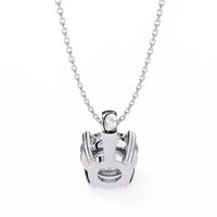 Pure Radiance Round Lab-Grown Diamond Pendant - Ophiratbf