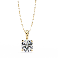Pure Radiance Round Lab-Grown Diamond Pendant - Ophiratbf