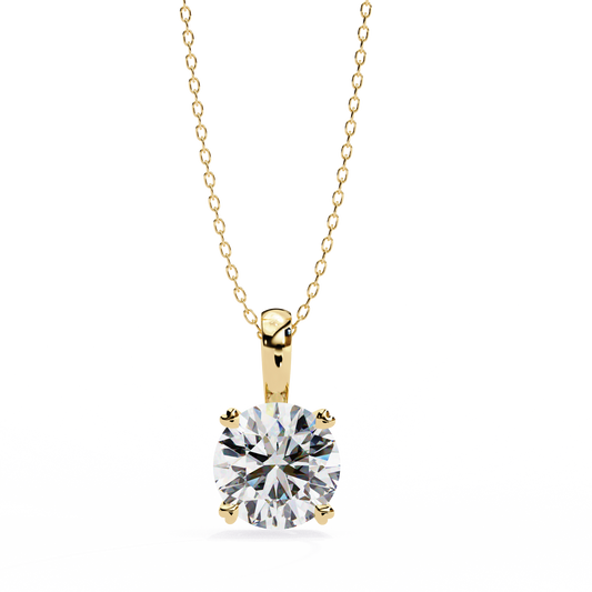 Pure Radiance Round Lab-Grown Diamond Pendant
