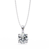 Pure Radiance Round Lab-Grown Diamond Pendant - Ophiratbf