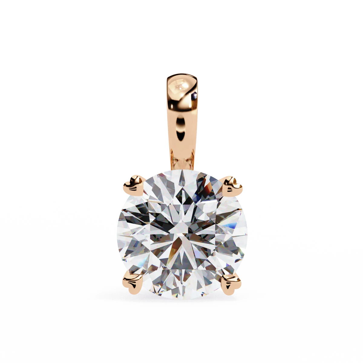 Pure Radiance Round Lab-Grown Diamond Pendant - Ophiratbf