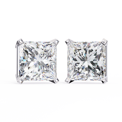 Pure Elegance Princess Lab Grown Diamond Earrings