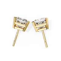 Pure Elegance Princess Lab Grown Diamond Earrings - Ophiratbf