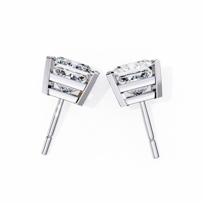 Pure Elegance Princess Lab Grown Diamond Earrings