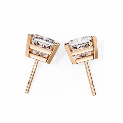 Pure Elegance Princess Lab Grown Diamond Earrings