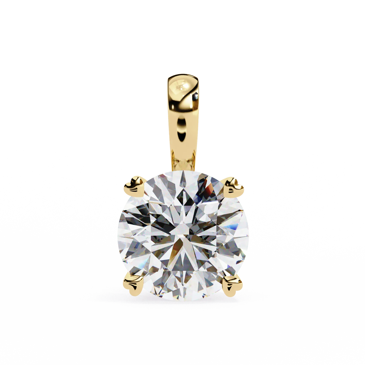 Pure Radiance Round Lab-Grown Diamond Pendant - Ophiratbf