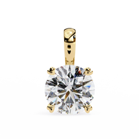 Pure Radiance Round Lab-Grown Diamond Pendant - Ophiratbf