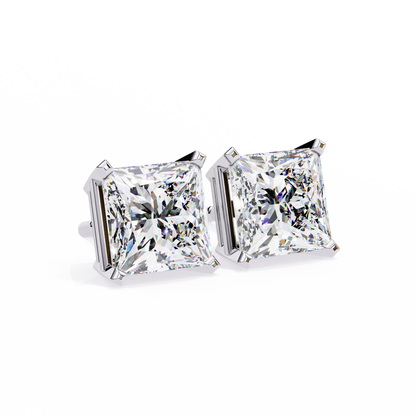 Pure Elegance Princess Lab Grown Diamond Earrings