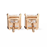 Pure Elegance Princess Lab Grown Diamond Earrings - Ophiratbf