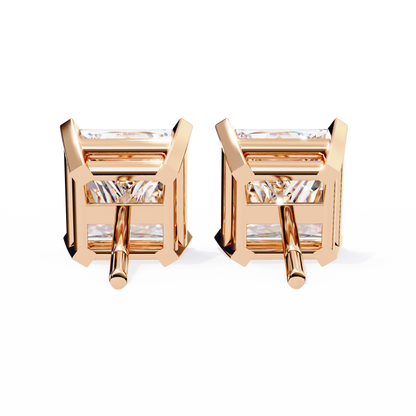 Pure Elegance Princess Lab Grown Diamond Earrings