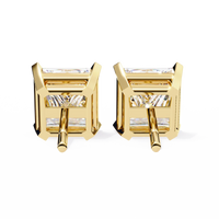 Pure Elegance Princess Lab Grown Diamond Earrings - Ophiratbf